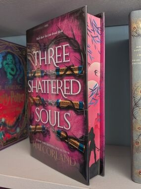 Three Shattered Souls by - Pink Hardcover Novel